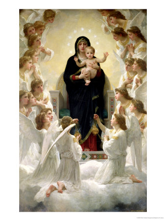 Virgin with Angels by William-Adolphe Bouguereau